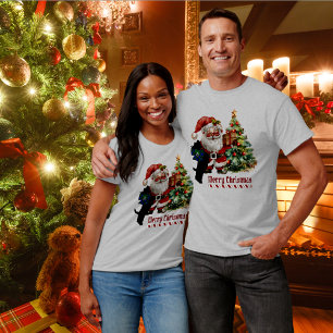 Campbell Clan Scottie Dog Christmas Gepersonalisee T-shirt