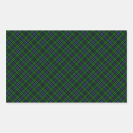 Campbell Clan Tartan Ontworpen voor afdruk Rechthoekige Sticker