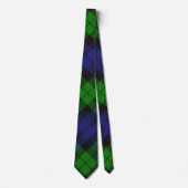 Campbell Clan Tartan Plaid Black Watch Stropdas (Voorkant)