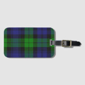Campbell Clan Tartan Pset Black Watch Bagagelabel (Voorkant (horizontaal))