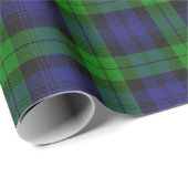 Campbell Clan Tartan Pset Black Watch Cadeaupapier (Rol Hoek)