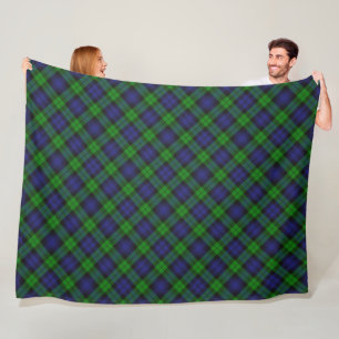 Campbell Clan Tartan Pset Black Watch Fleece Deken