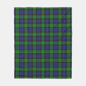 Campbell Clan Tartan Pset Black Watch Fleece Deken (Voorkant)