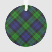 Campbell Clan Tartan Pset Black Watch Ornament (achterkant)