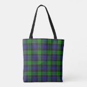 Campbell Clan Tartan Pset Black Watch Tote Bag (Achterkant)