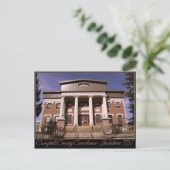 Campbell County Courthouse - Jacksboro, TN Briefkaart (Staand voorkant)