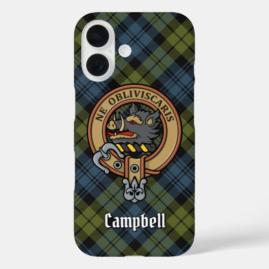Campbell Crest Case-Mate iPhone Case (Achterkant)