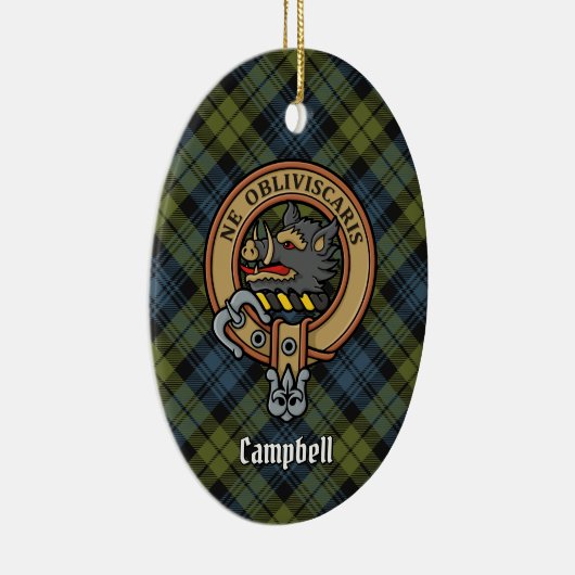 Campbell Crest Keramisch Ornament (Rechts)