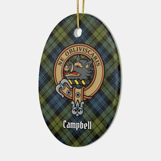 Campbell Crest Keramisch Ornament (Links)
