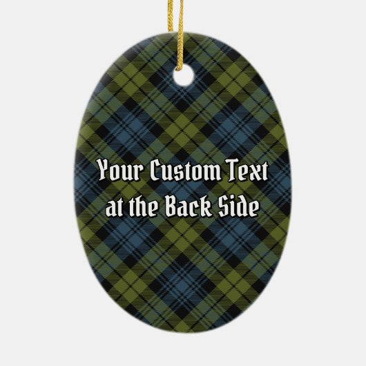 Campbell Crest Keramisch Ornament (Achterkant)