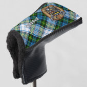 Campbell Crest over Dress Tartan Golf Head Cover (3/4 voorkant)