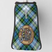 Campbell Crest over Dress Tartan Golf Head Cover (Draai 90)