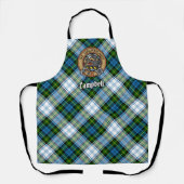 Campbell Crest over Dress Tartan Schort (Voorkant)