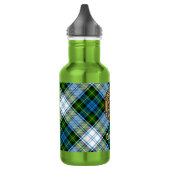 Campbell Crest over Dress Tartan Waterfles (Links)