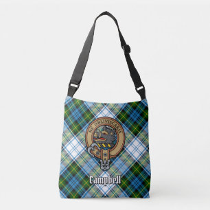 Campbell Crest over Jurk Tartan Crossbody Tas