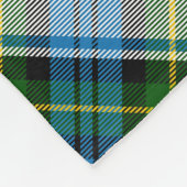 Campbell Crest over Jurk Tartan Fleece Deken (Hoek)
