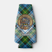 Campbell Crest over Jurk Tartan Flesjeskoeler (Voorkant)