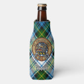 Campbell Crest over Jurk Tartan Flesjeskoeler (Fles Voorkant)