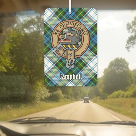 Campbell Crest over Jurk Tartan Luchtverfrisser