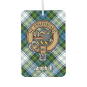 Campbell Crest over Jurk Tartan Luchtverfrisser (Voorkant)