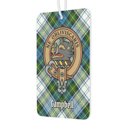 Campbell Crest over Jurk Tartan Luchtverfrisser (Links)