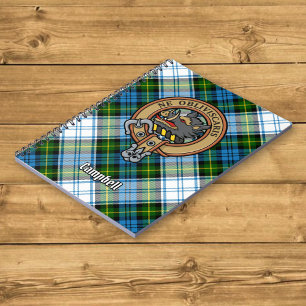 Campbell Crest over Jurk Tartan Notitieboek