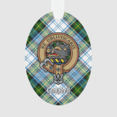 Campbell Crest over Jurk Tartan Ornament (voorkant)