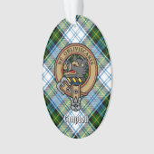 Campbell Crest over Jurk Tartan Ornament (voorkant)