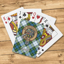 Campbell Crest over Jurk Tartan Pokerkaarten
