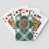 Campbell Crest over Jurk Tartan Pokerkaarten (Achterkant)