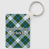 Campbell Crest over Jurk Tartan Sleutelhanger (Achterkant)