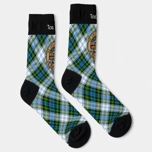 Campbell Crest over Jurk Tartan Sokken (Rechts)