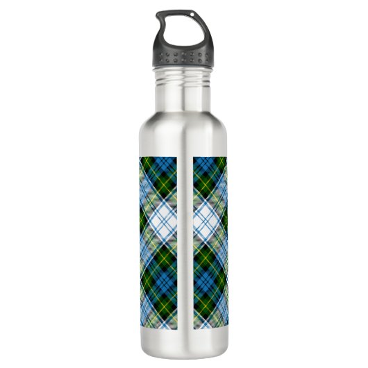 Campbell Crest over Jurk Tartan Waterfles (Achterkant)
