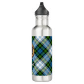 Campbell Crest over Jurk Tartan Waterfles (Rechts)