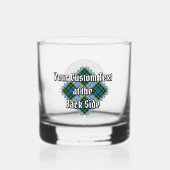 Campbell Crest over Jurk Tartan Whisky Glas (Achterkant)
