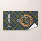 Campbell Crest over Tartan Bad Handdoek (Handdoek)