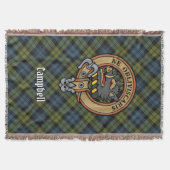 Campbell Crest over Tartan Deken (Voorkant)