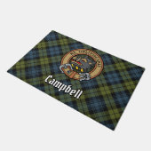 Campbell Crest over Tartan Deurmat (Schuin)