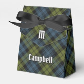 Campbell Crest over Tartan Favor Box Bedankdoosjes (Voorkant Zijde)