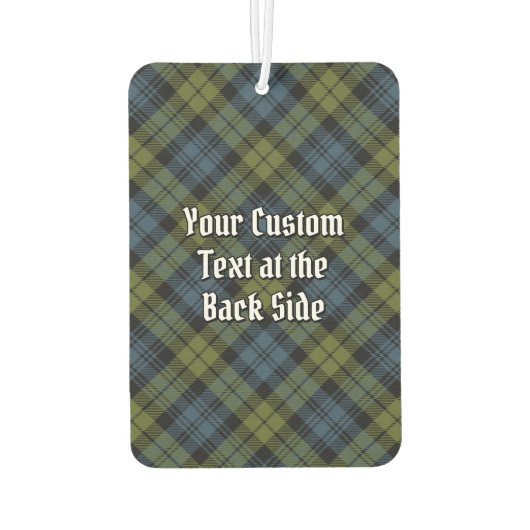Campbell Crest over Tartan Luchtverfrisser (Achterkant)