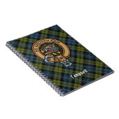 Campbell Crest over Tartan Notitieboek (Rechterzijde)