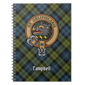 Campbell Crest over Tartan Notitieboek (Voorkant)