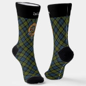 Campbell Crest over Tartan Socks Sokken (Gebogen)