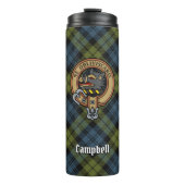 Campbell Crest over Tartan Thermosbeker (Voorkant)