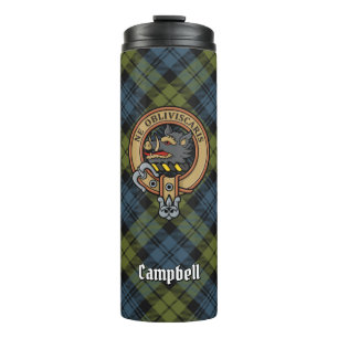 Campbell Crest over Tartan Thermosbeker