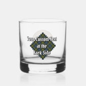 Campbell Crest over Tartan Whisky Glas (Achterkant)