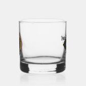 Campbell Crest over Tartan Whisky Glas (Links)
