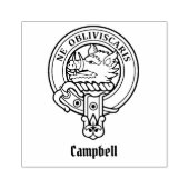 Campbell Crest Rubberstempel (Afrduk)