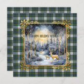 Campbell Dress Ancient Scottish Tartan Christmas  Feestdagenkaart (Voorkant / Achterkant)
