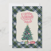Campbell Dress Ancient Scottish Tartan Christmas Feestdagenkaart (Voorkant)